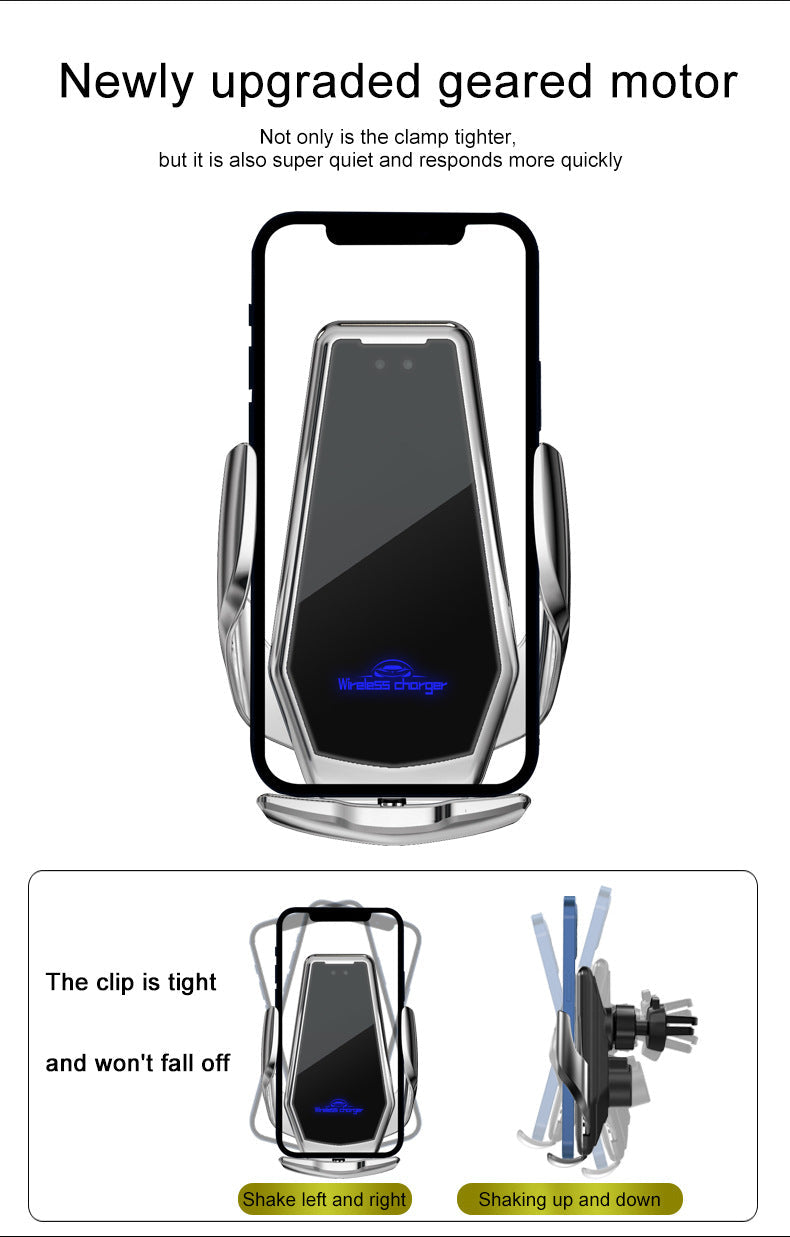 H10 automatic car wireless charger car phone holder