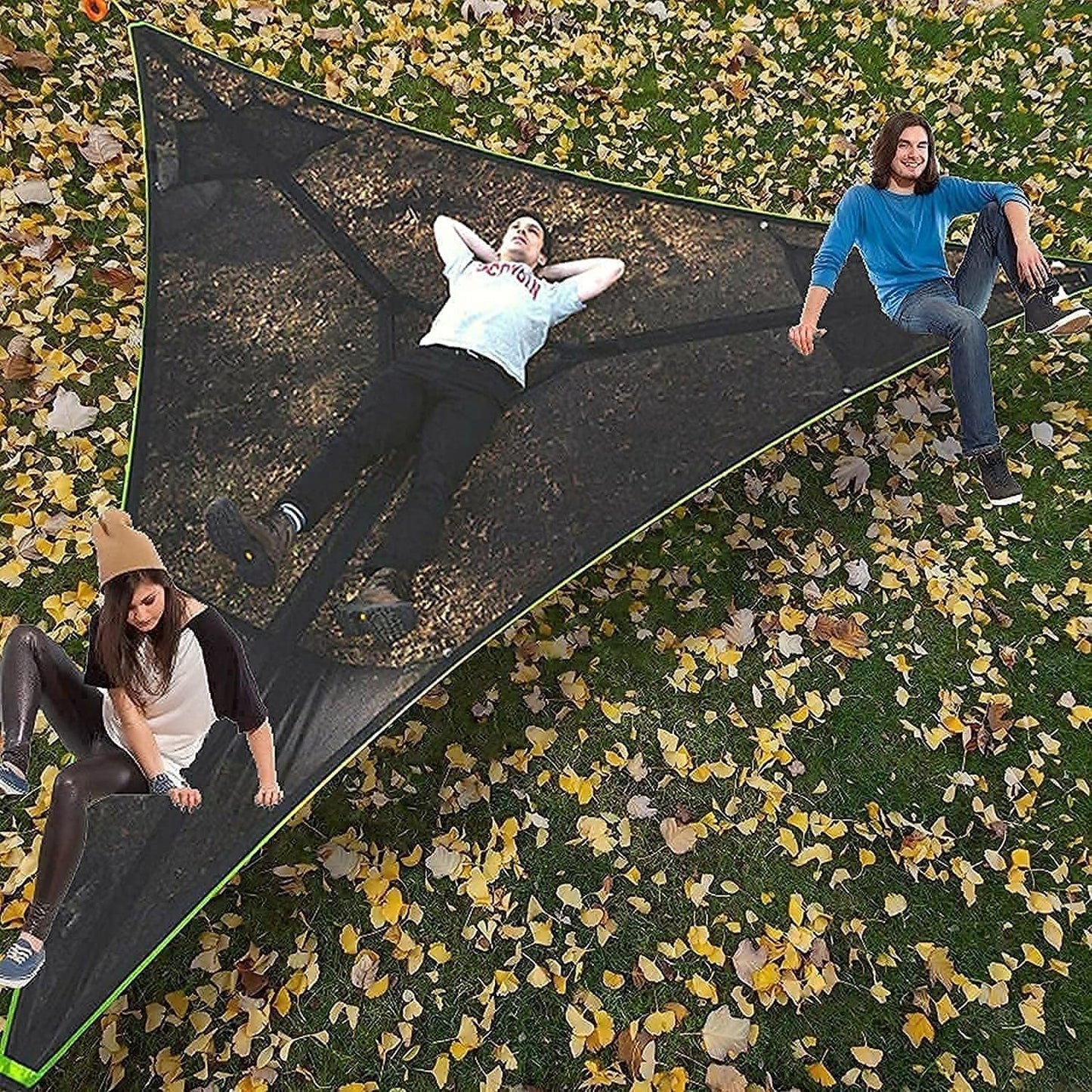 Outdoor triangular hammock portable hammock hanging tree tent