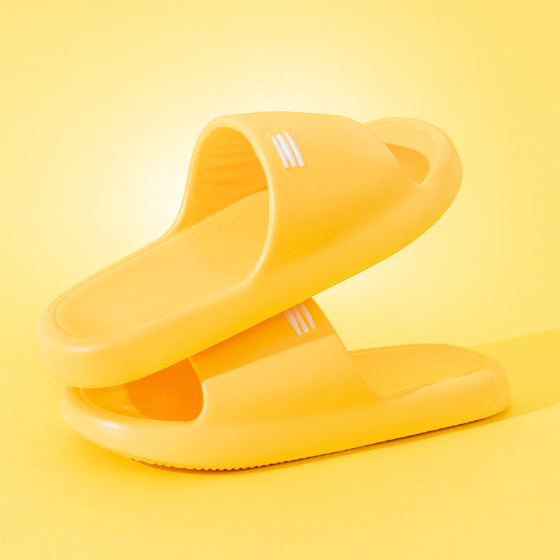 Slippers     Household non-slip slippers Bath Slippers,Cloud Slides Ultra-Comfortable Cushioned Slippers