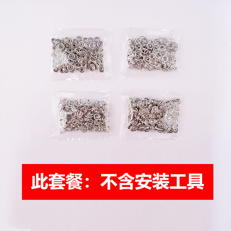 metal sewing buttons five-claw buckle