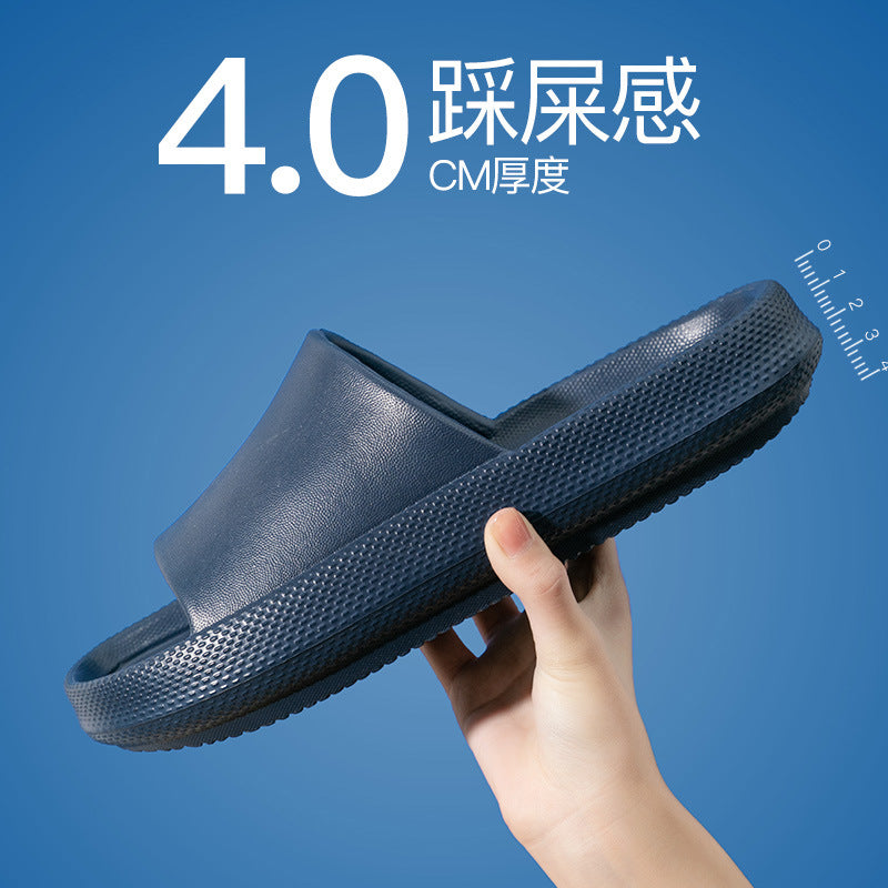 Slippers     Household non-slip slippers Bath Slippers,Cloud Slides Ultra-Comfortable Cushioned Slippers