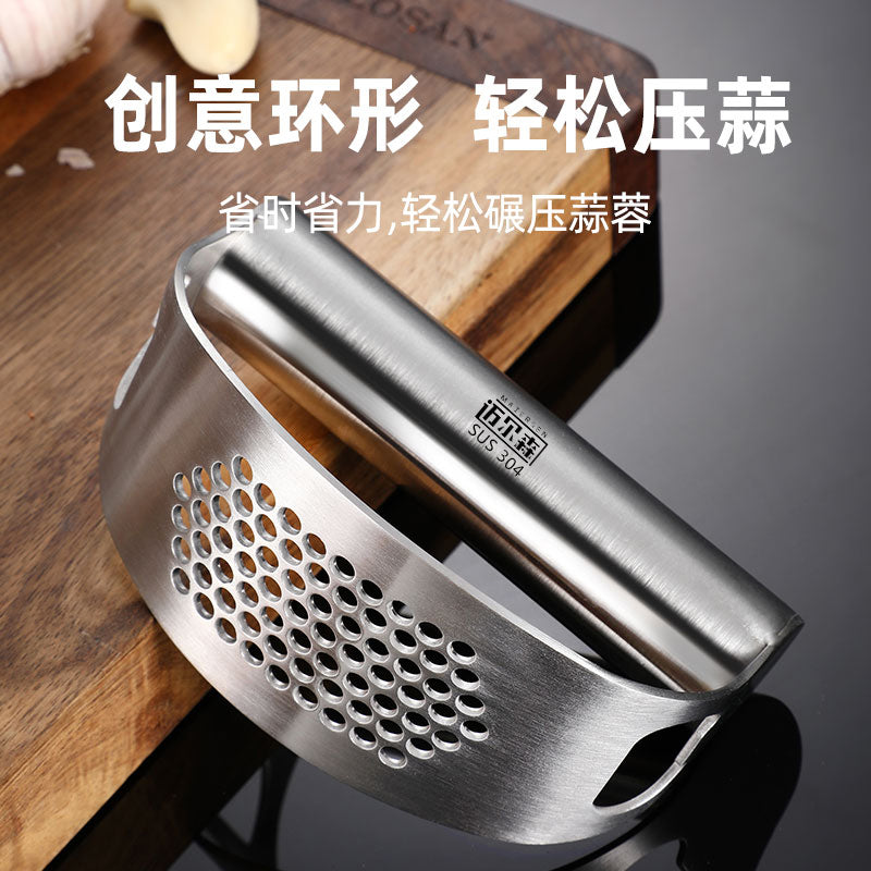 Stainless Steel Garlic Press Chopping Garlic Tool