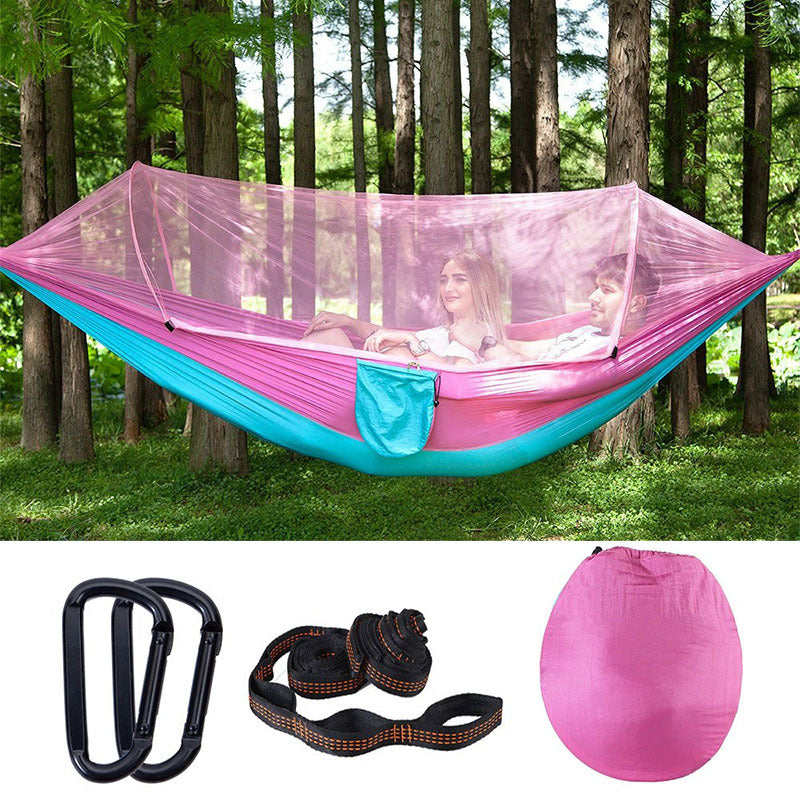 Double hammock outdoor mosquito-proof