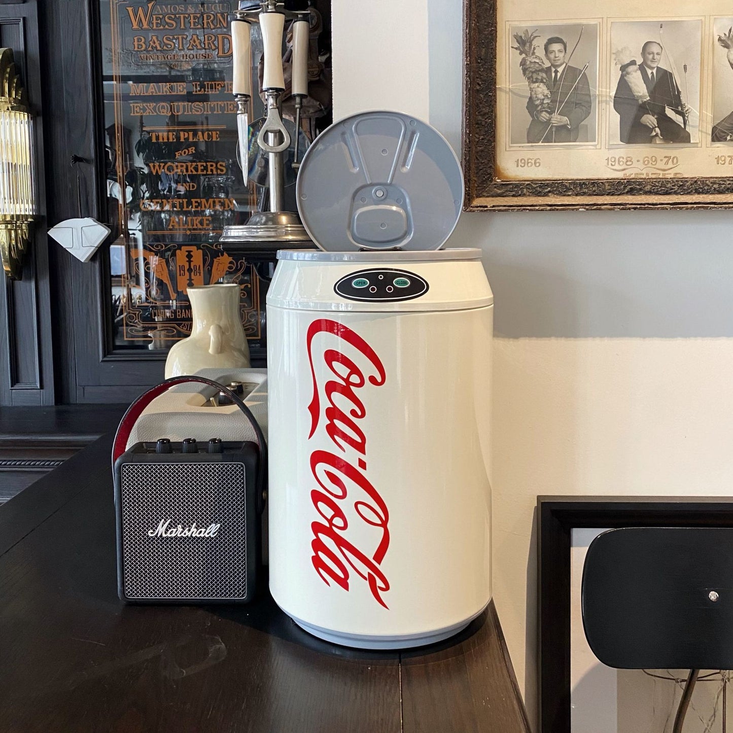 Coca-Cola Trash Can, Can Trash Can, Smart Sensor Trash Can