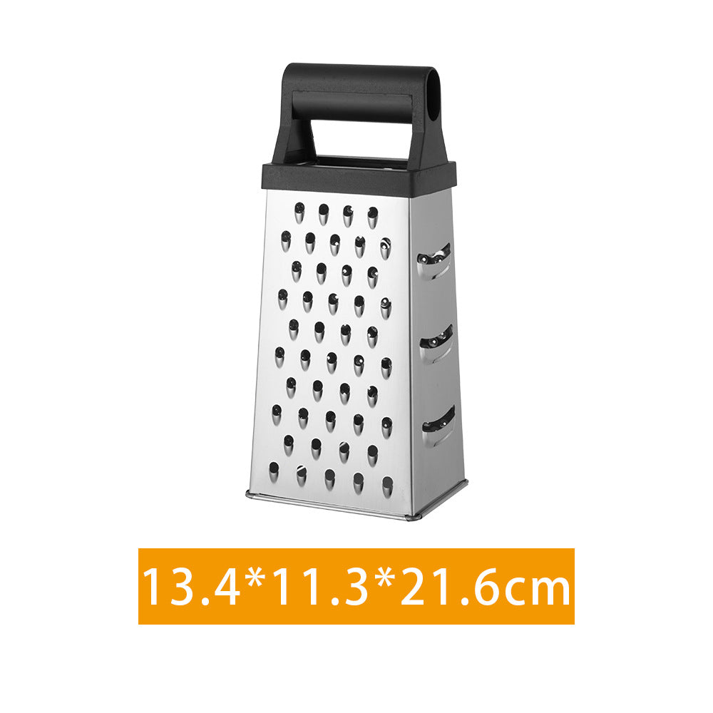 Stainless steel four-sided multi-function grater handheld