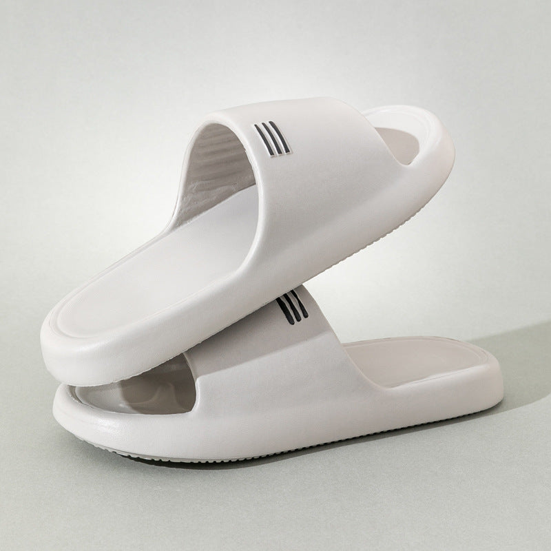 Slippers     Household non-slip slippers Bath Slippers,Cloud Slides Ultra-Comfortable Cushioned Slippers