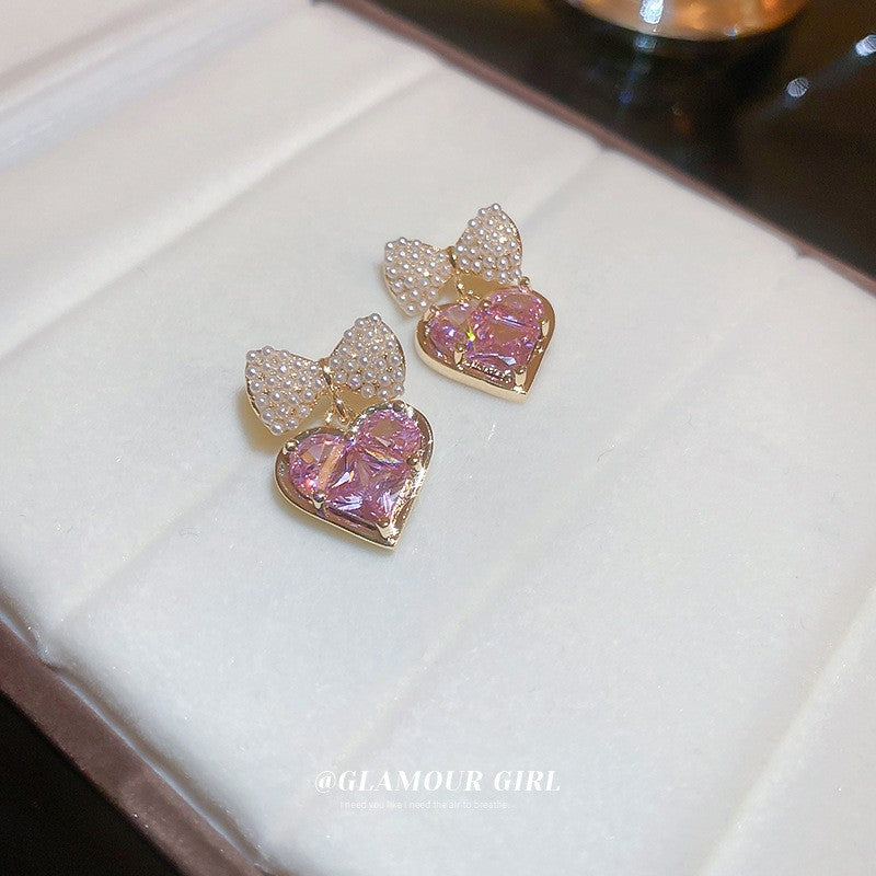 South Korea high-class sense of light luxury earrings