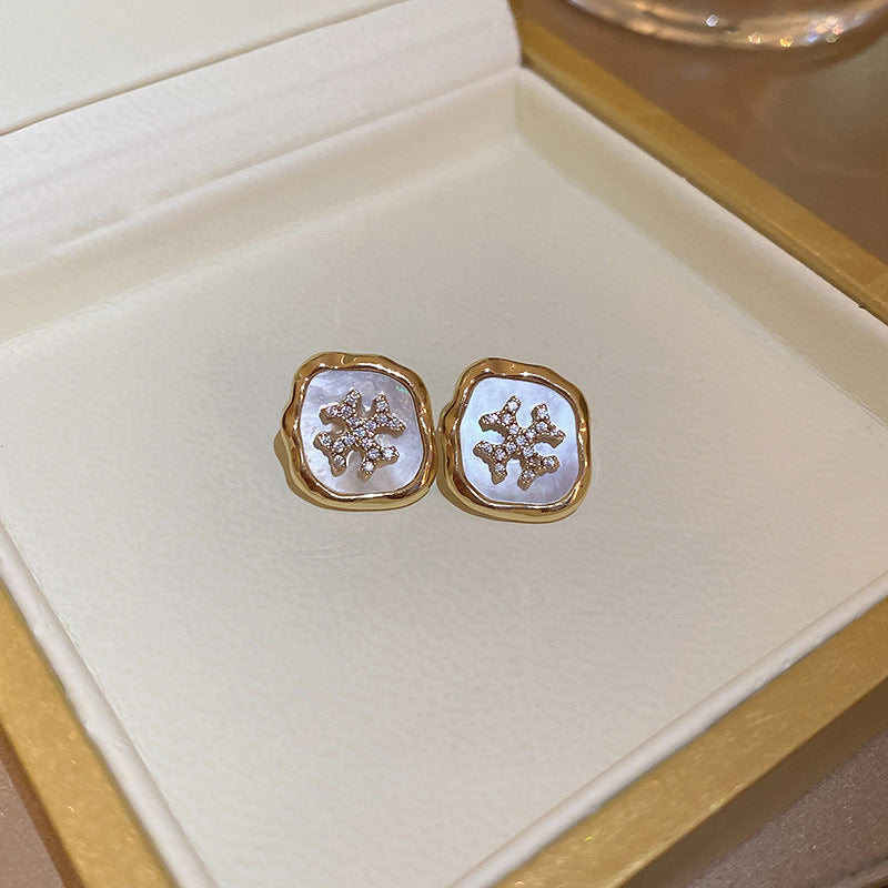 South Korea high-class sense of light luxury earrings