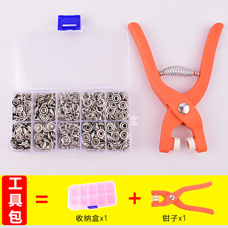 metal sewing buttons five-claw buckle