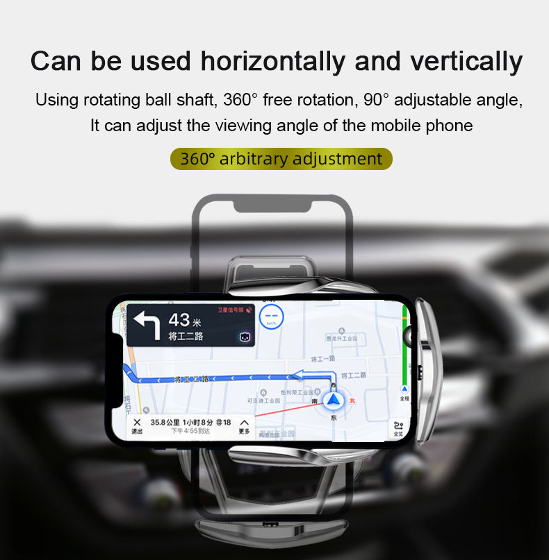 H10 automatic car wireless charger car phone holder