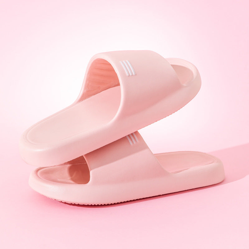 Slippers     Household non-slip slippers Bath Slippers,Cloud Slides Ultra-Comfortable Cushioned Slippers