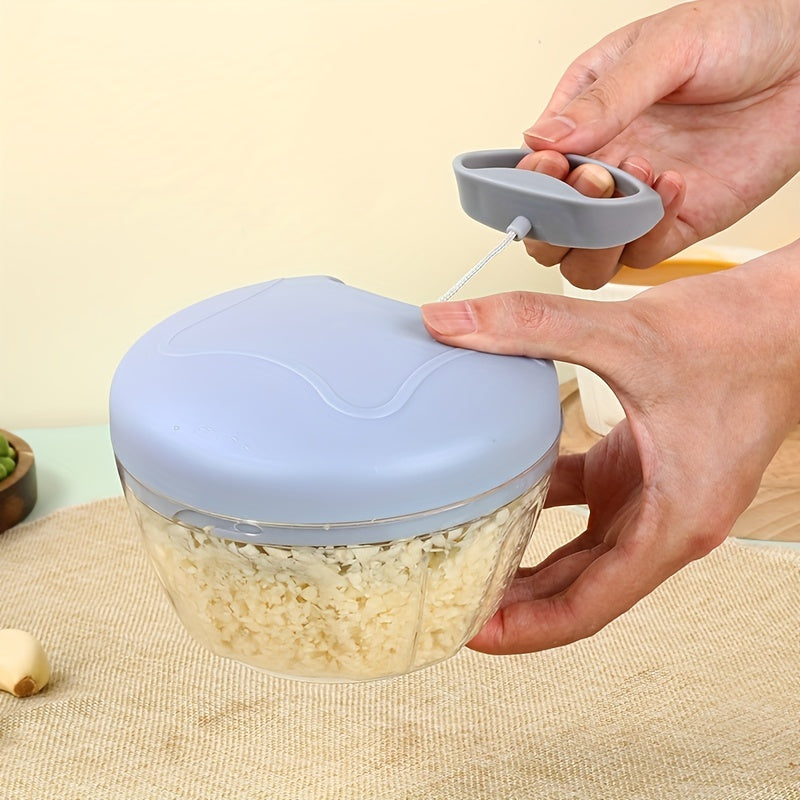 1pc, Vegetable Cutter, Multifunctional Garlic Masher, Garlic Grinder, Garlic Crusher, Vegetable Chopper, Creative Fruit Crusher, Manual Garlic Masher, Kitchen Stuff, Kitchen Gadgets