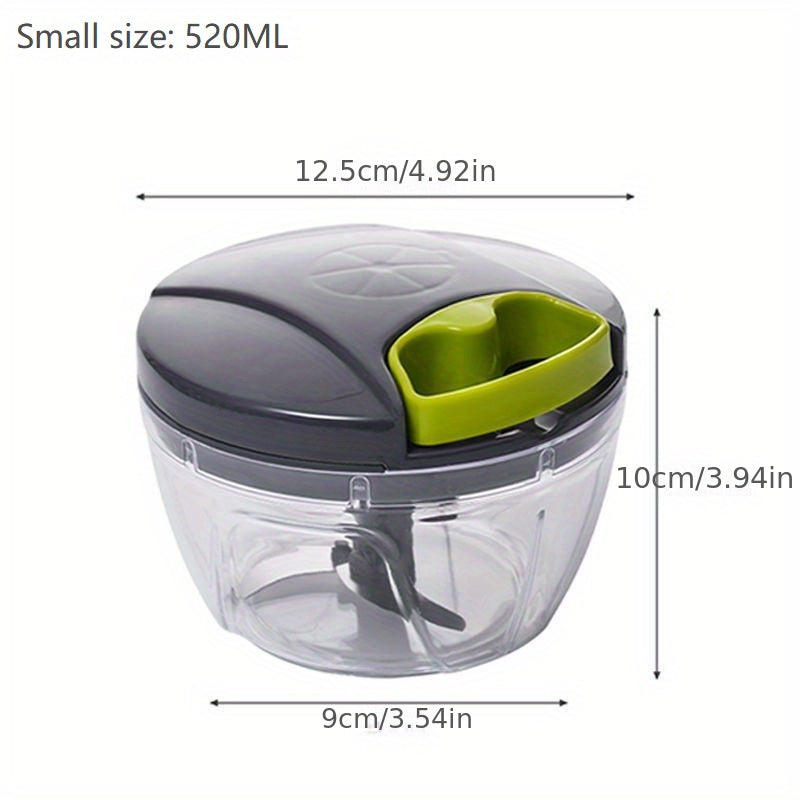 1pc, Vegetable Cutter, Multifunctional Garlic Masher, Garlic Grinder, Garlic Crusher, Vegetable Chopper, Creative Fruit Crusher, Manual Garlic Masher, Kitchen Stuff, Kitchen Gadgets