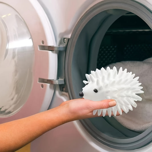 1pc Hedgehog Laundry Balls, Suitable For Use In Laundry Rooms, Clothes Washing And Care, Sticky Lint Drying Cleaning Ball