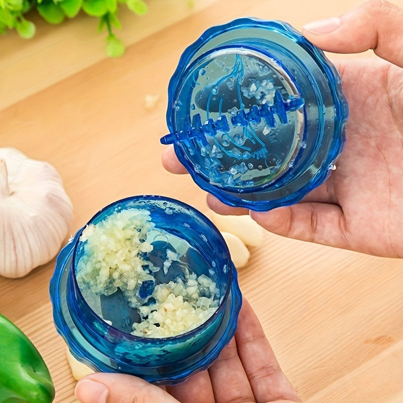 1pc Manual Garlic Grinder and Press - Easy Mincing and Crushing Tool for Kitchen Gadget