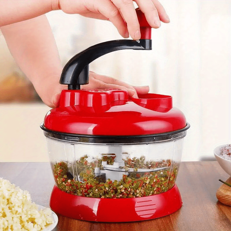 1pc, Multifunctional Vegetable Cutter and Garlic Grinder - Manual Kitchen Gadget for Easy Fruit and Vegetable Preparation