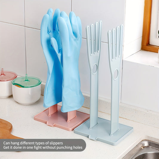1pc Multifunctional Detachable Glove Drying Rack - Kitchen Dishcloth Gloves Drain and Dry Storage Rack