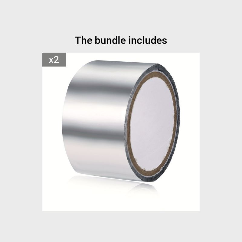 1 Roll, Sink Waterproof Sticker, Countertop Anti-Mold Tape, Heat Insulation Aluminum Foil Tape, Kitchen Bathroom Accessories