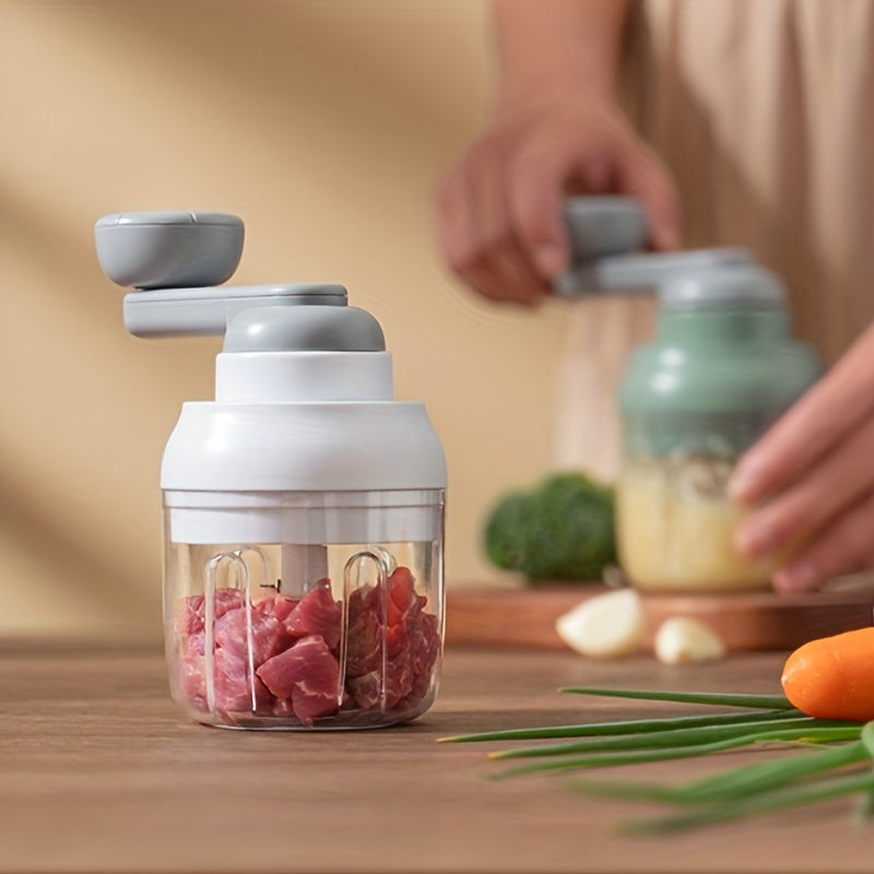 1pc, Vegetable Cutter, Multifunctional Garlic Masher, Garlic Grinder, Garlic Crusher, Vegetable Chopper, Creative Fruit Crusher, Manual Garlic Masher, Food Processor, Kitchen Stuff, Kitchen Gadgets