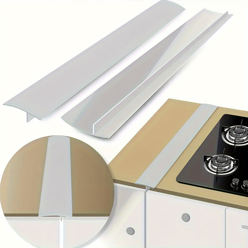 1pc Silicone High-temperature Resistant Kitchen Gap Strip, Oil And Dirt Resistant Gas Stove Gap Soft Sealing Strip