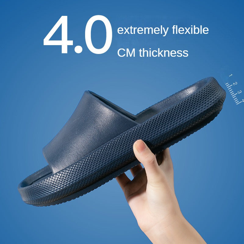 Slippers     Household non-slip slippers Bath Slippers,Cloud Slides Ultra-Comfortable Cushioned Slippers