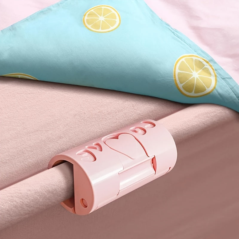 6pcs Non-Slip Bed Sheet Fixed Clips, Quilt Sheet Bedspread Pin Clip, Plastic Non-slip Small Clip, Bed Sheet Clip, Sheet Buckle For Bed Cover Grippers, Bedroom Accessories