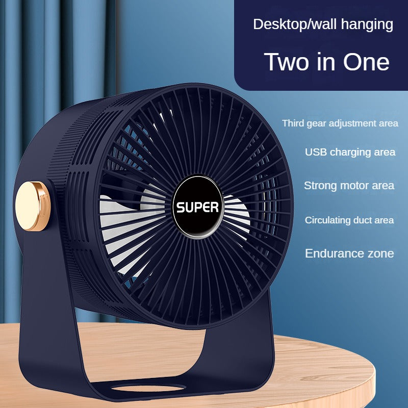 wall-mounted desktop dual-use fan