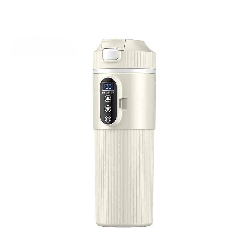 The New Smart Car Electric Kettle, Thermos, Travel Water Heater, Car Heating Cup, Boiling Cup, 500ml"