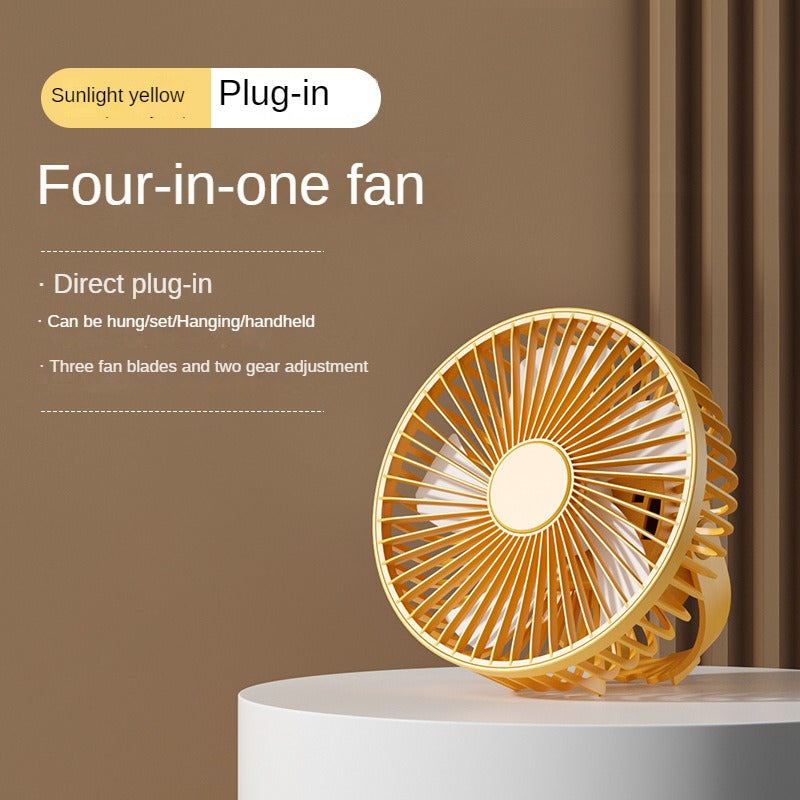 wall-mounted desktop dual-use fan