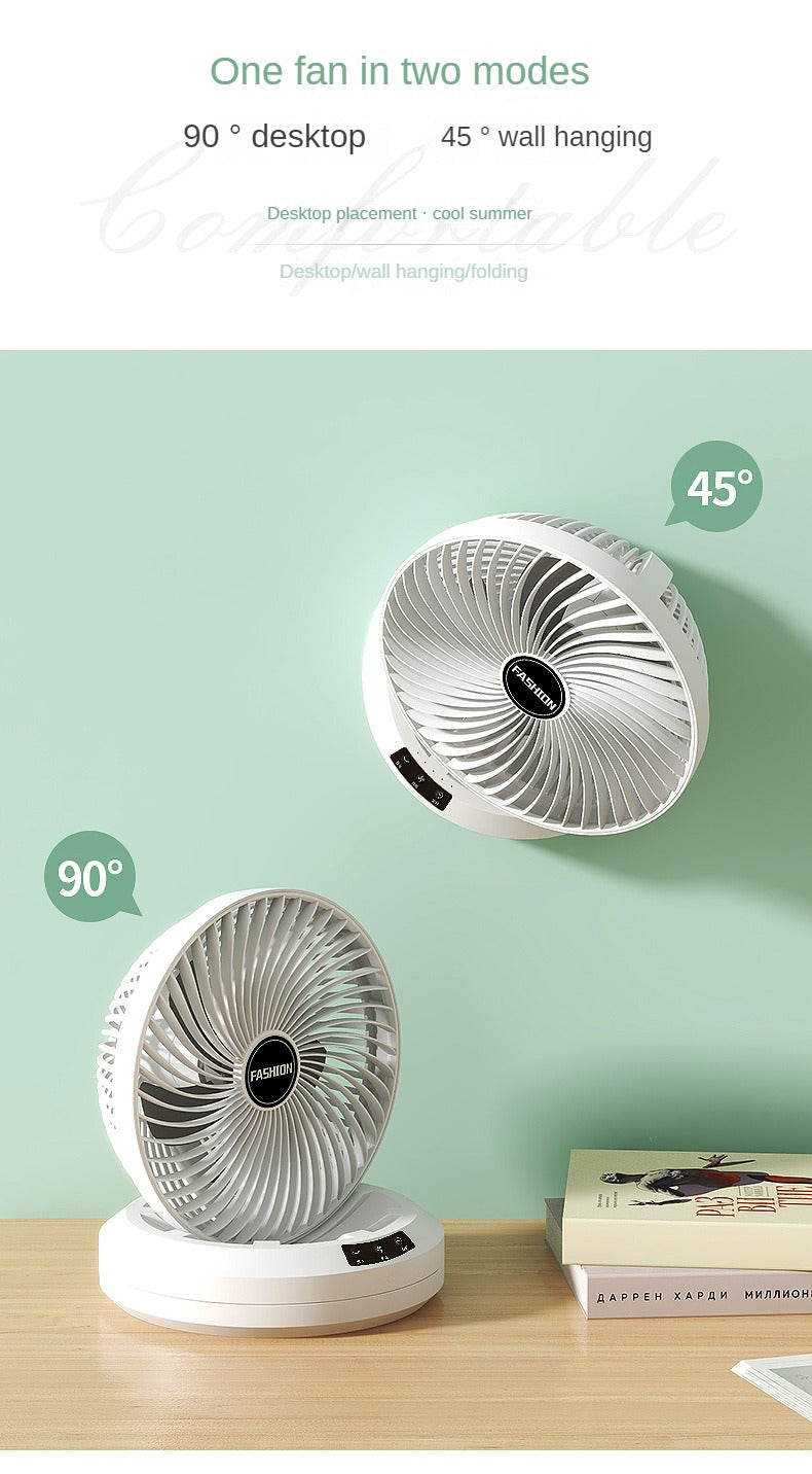 wall-mounted desktop dual-use fan