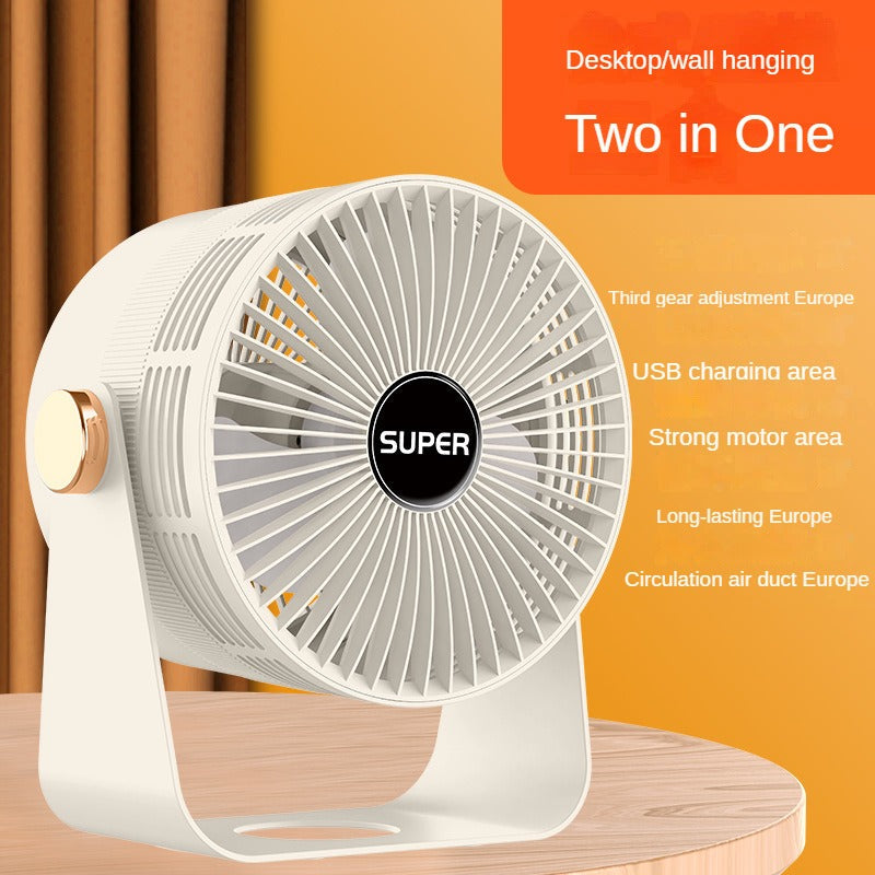 wall-mounted desktop dual-use fan