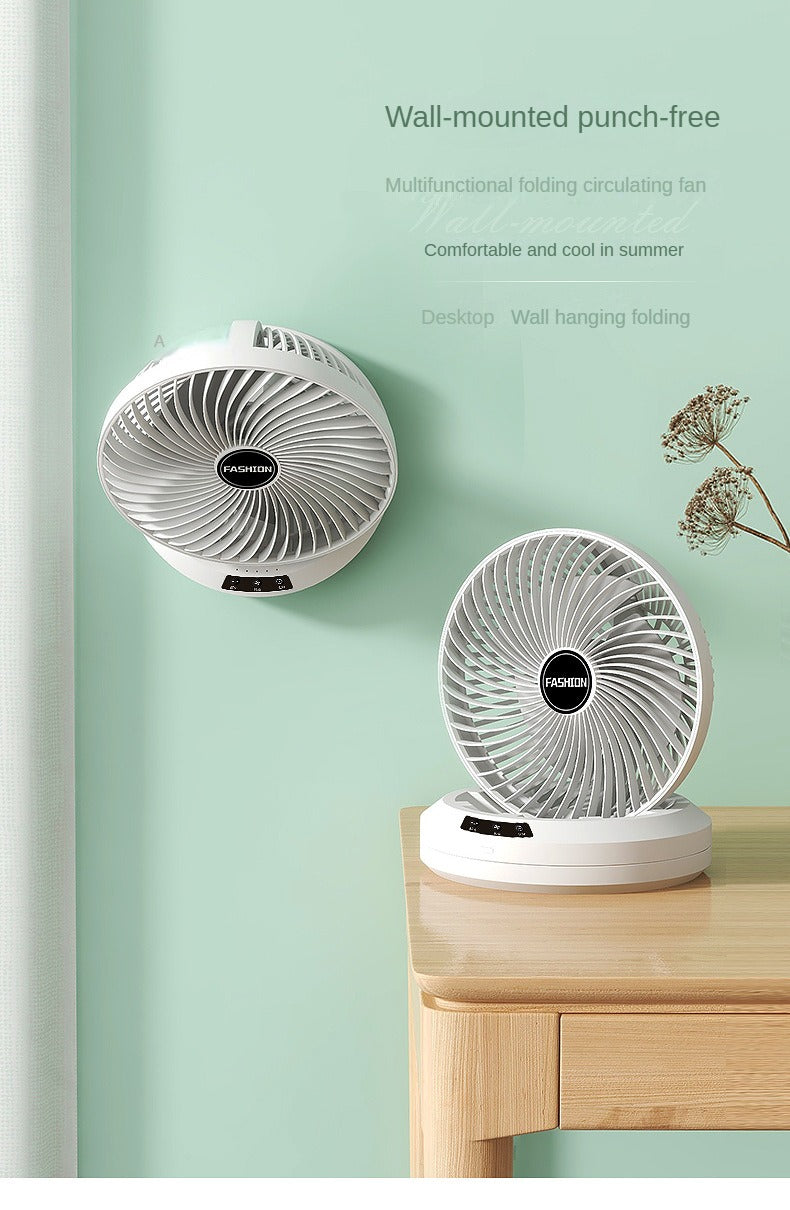 wall-mounted desktop dual-use fan