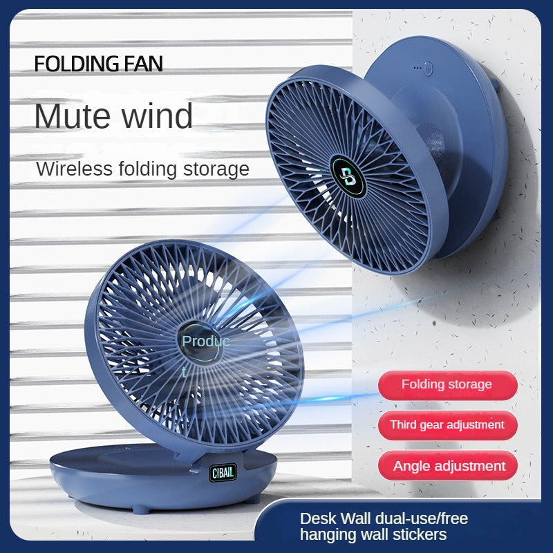 wall-mounted desktop dual-use fan