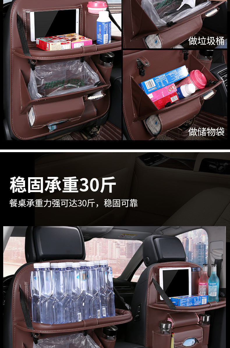 Car foldable table with storage bag