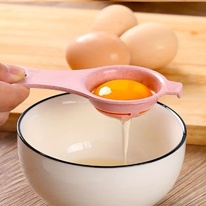 1pc, Egg White Separator - Plastic Kitchen Tool for Easy Yolk and White Separation