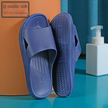 Slippers     Household non-slip slippers Bath Slippers,Cloud Slides Ultra-Comfortable Cushioned Slippers