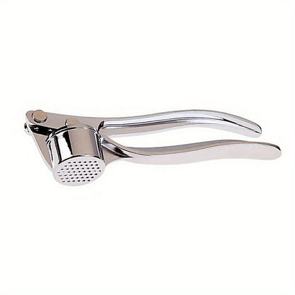 1pc, Garlic Press, Multifunctional Stainless Steel Garlic Press, Metal Garlic Mincer, Washable Garlic Crusher, Kitchen Garlic Chopper, Ginger Squeezer, Garlic Masher, Garlic Mincer, Kitchen Stuff, Kitchen Gadgets