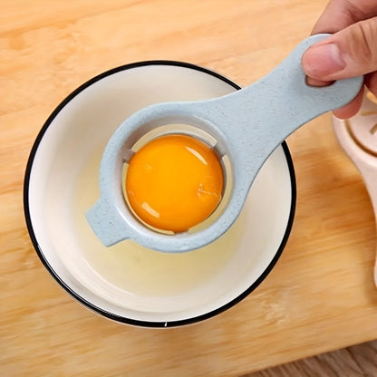 1pc, Egg White Separator - Plastic Kitchen Tool for Easy Yolk and White Separation