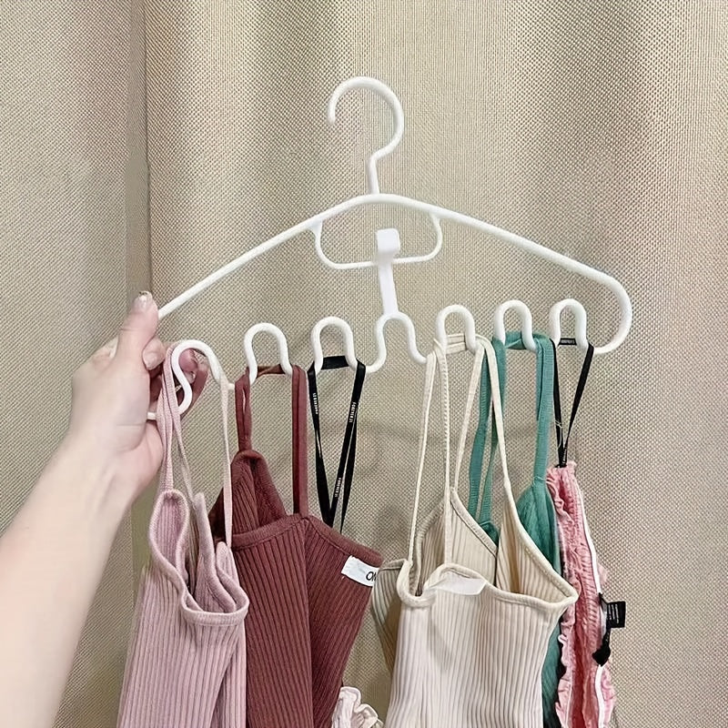 1pc Wave Shaped Clothes Hanger, Bedroom Accessories, Laundry Organization, Space Saving Tank Top And Bra Hangers For Closet Organization, Closet Organizers And Storage, Home Organization And Storage Supplies