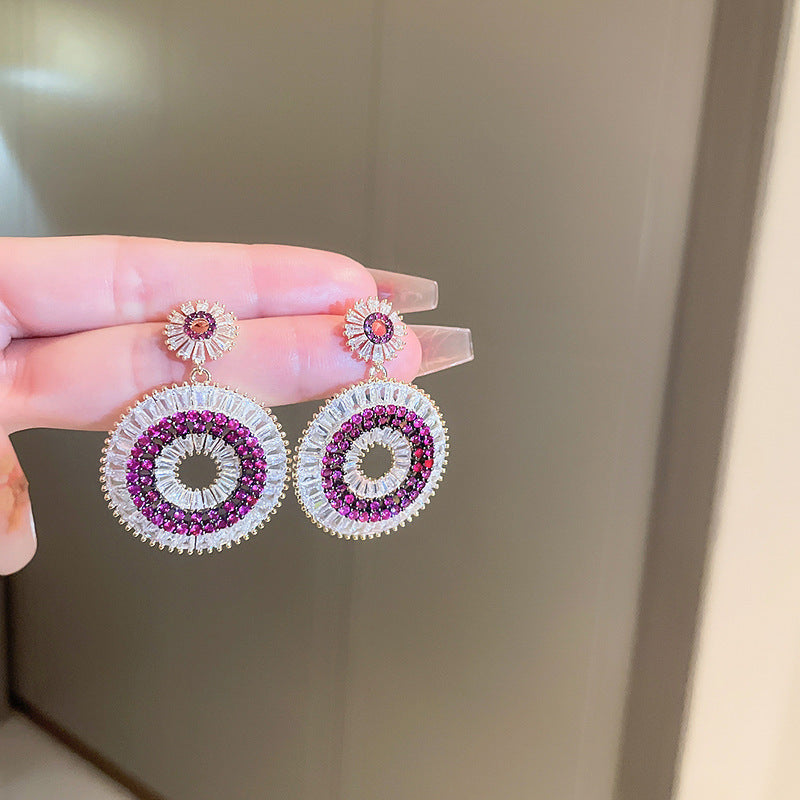 South Korea high-class sense of light luxury earrings