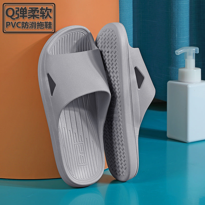 Slippers     Household non-slip slippers Bath Slippers,Cloud Slides Ultra-Comfortable Cushioned Slippers
