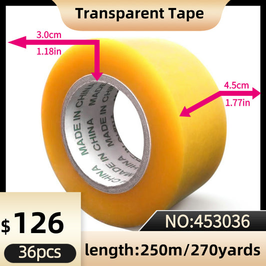 One Roll Of Transparent Tape, 1 Roll Of Transparent Tape Express Packing Sub-packaging Adhesive Cloth Paper Large Roll S