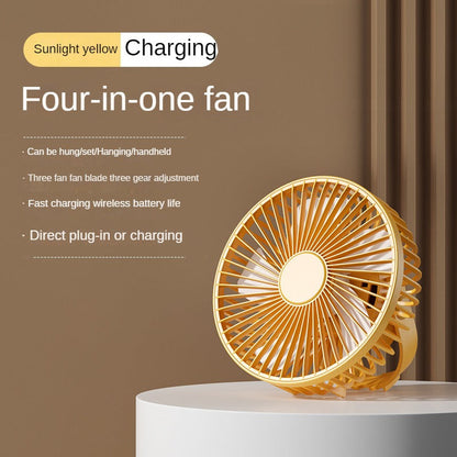 wall-mounted desktop dual-use fan