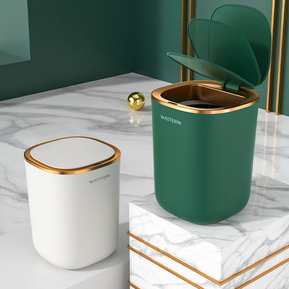Intelligent trash can induction type fully automatic electric with cover